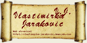 Vlastimirka Jaraković vizit kartica
